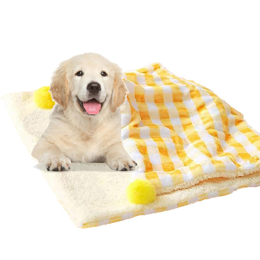 Calming Cat Blanket — Ultra Soft Flannel Mat for Anxiety, Sleep & Travel