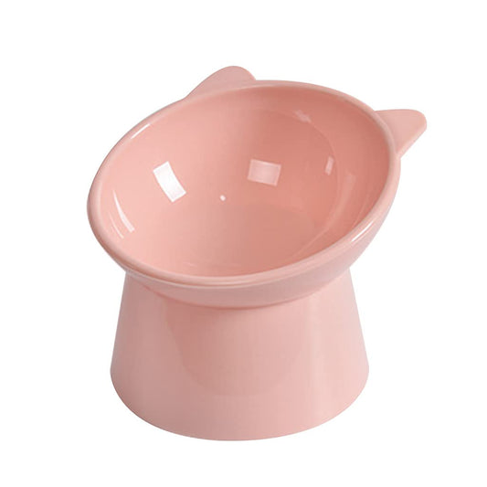 45-Degree Tilted Cat Food Bowl — Anti-Vomiting Elevated Design